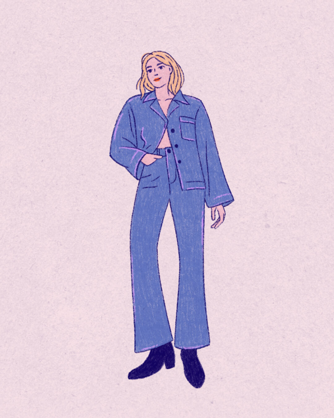 Denim person