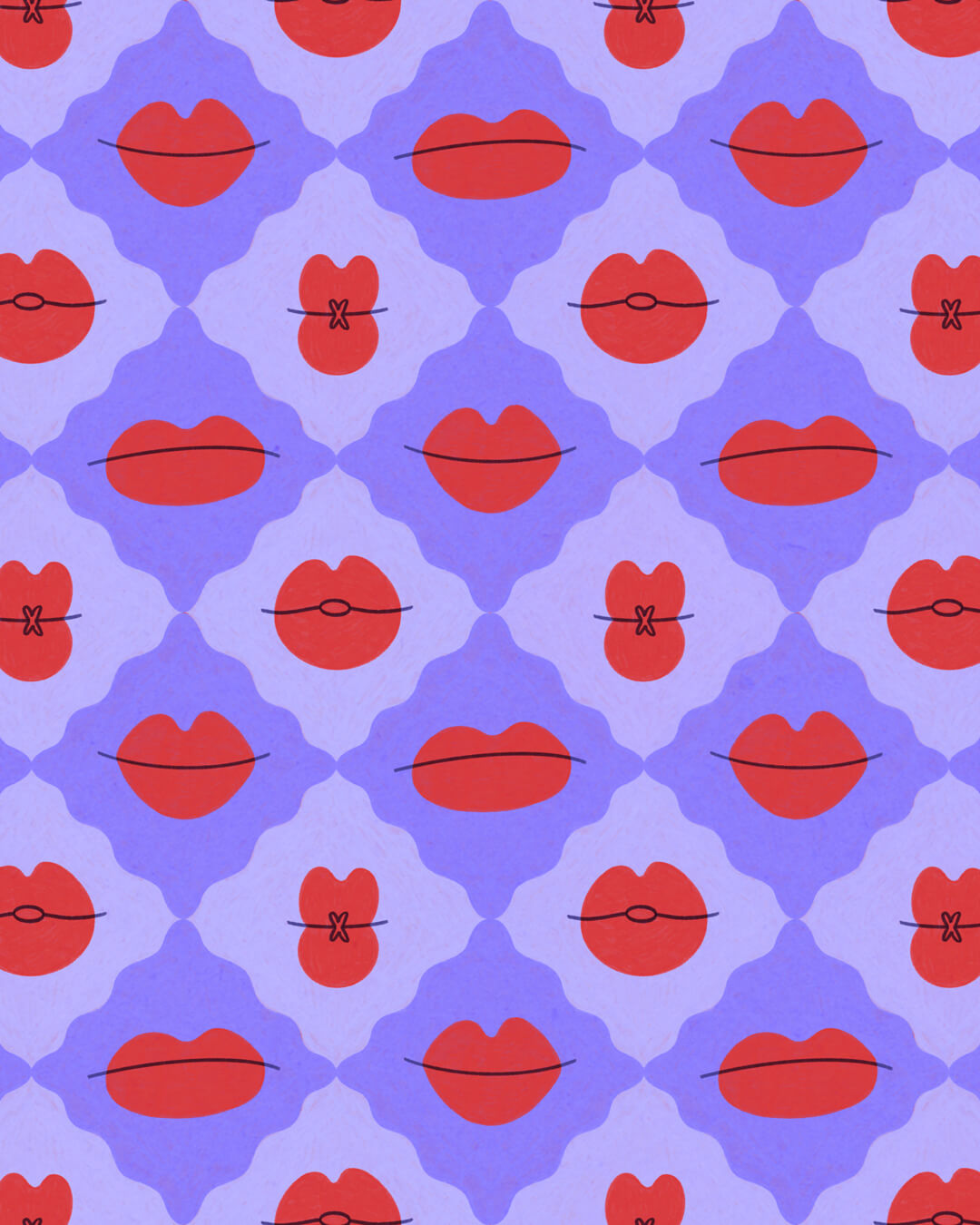 Lips Pattern
